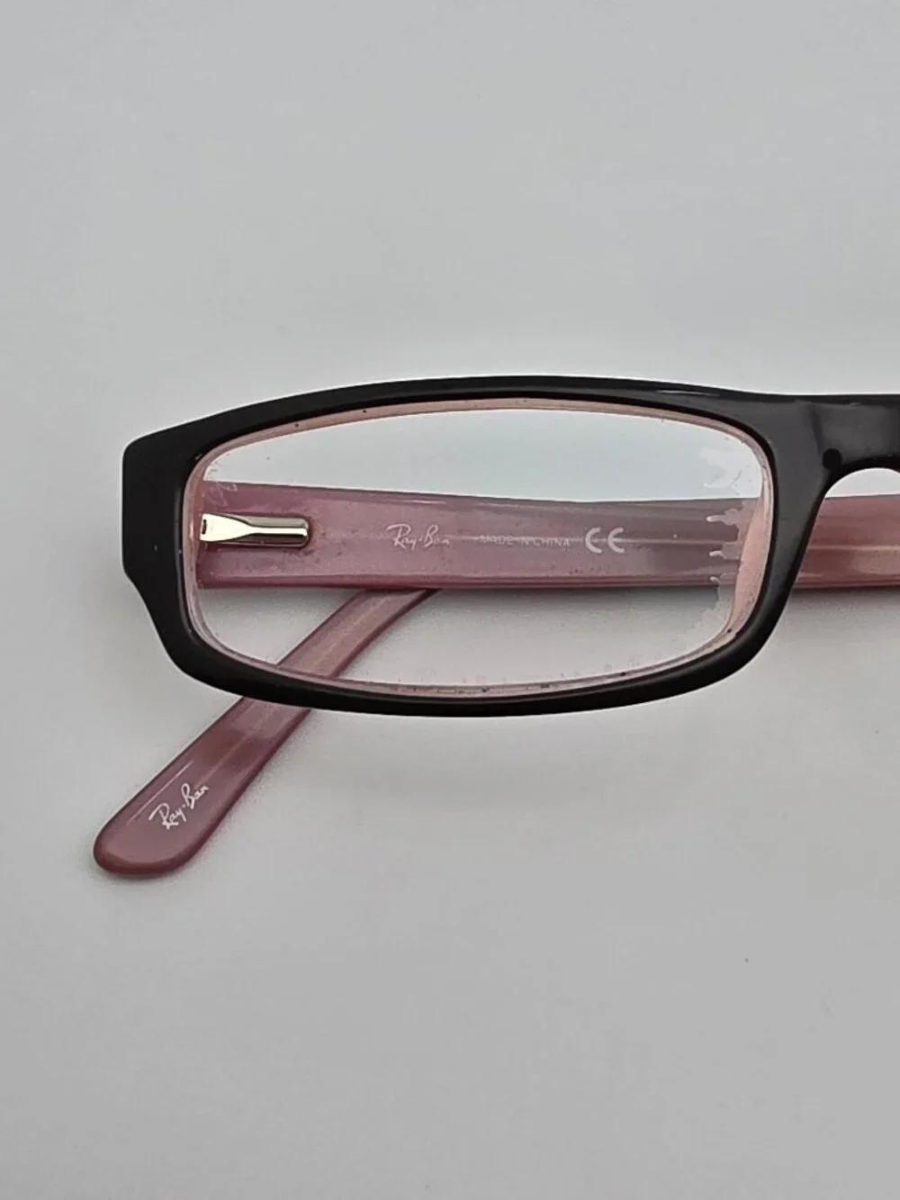 Ray-Ban RB5127 2296 Dark Grey on Pink Kids Eyeglasses Frame w Flexhinge and Case